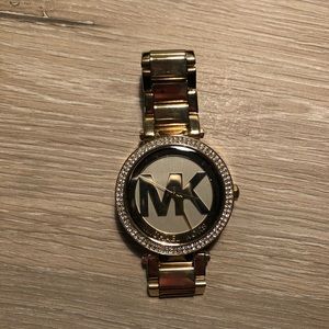 Gold Michael Kors Parker watch